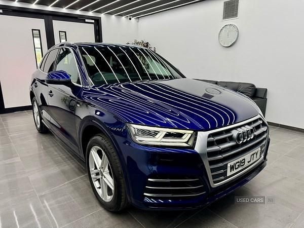 Used Audi Q5 S-Line 190 HP (139 kW) 2019 Blue SUV
