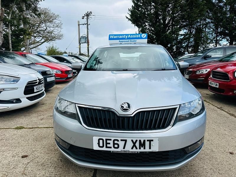 Used Skoda Rapid SE 115 HP (84 kW) 2018 Silver Hatchback