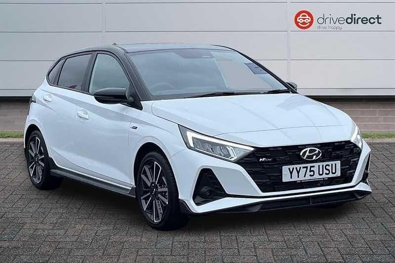 New Hyundai i20 N Line 120 HP (88 kW) 2025 White Hatchback