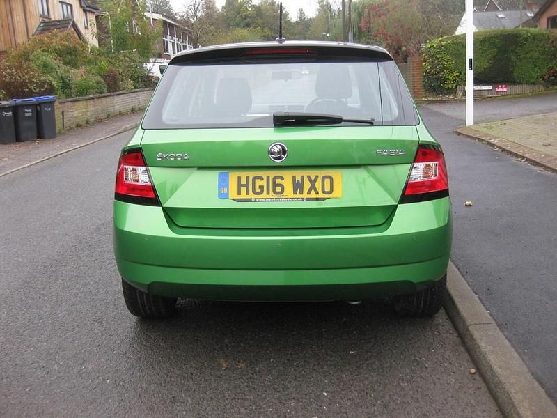 Used Skoda Fabia Colour Edition 2016 Green Hatchback