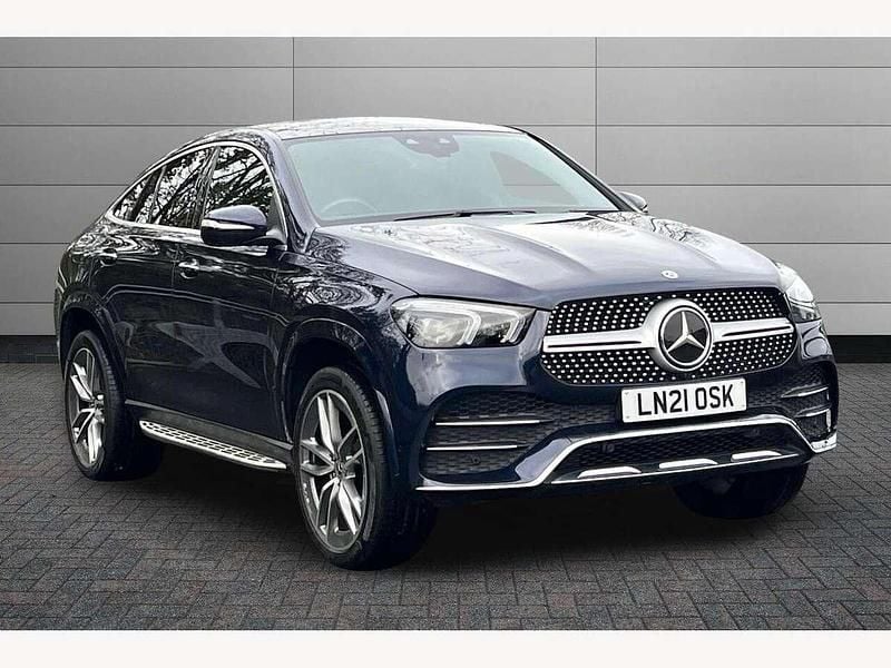 Blue Used 2021 Mercedes GLE400 AMG Line Premium Plus Coupe | £47,150 (Good price) - Image 1/4