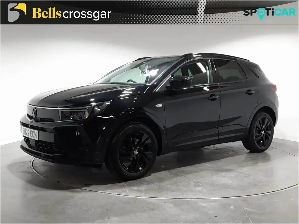 Used Vauxhall Grandland X GS Line 128 HP (94 kW) 2022 Black SUV
