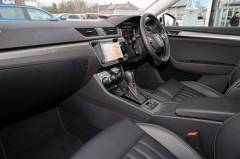 Used Skoda Superb SE L 110 HP (80 kW) 2023 Moon white metallic Estate