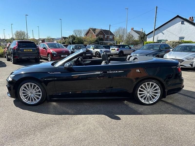 Used Audi A5 Cabriolet S-Line 190 HP (139 kW) 2019 Black Cabriolet