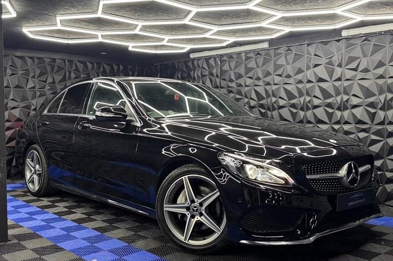 Black Used 2018 Mercedes C220 AMG line Sedan | £12,495 (Super price) - Image 1/1