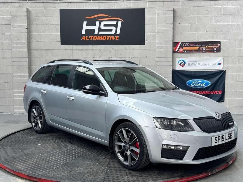 Silver Used 2015 Skoda Octavia vRS Estate | £7,260 (A bit pricey) - Image 1/4