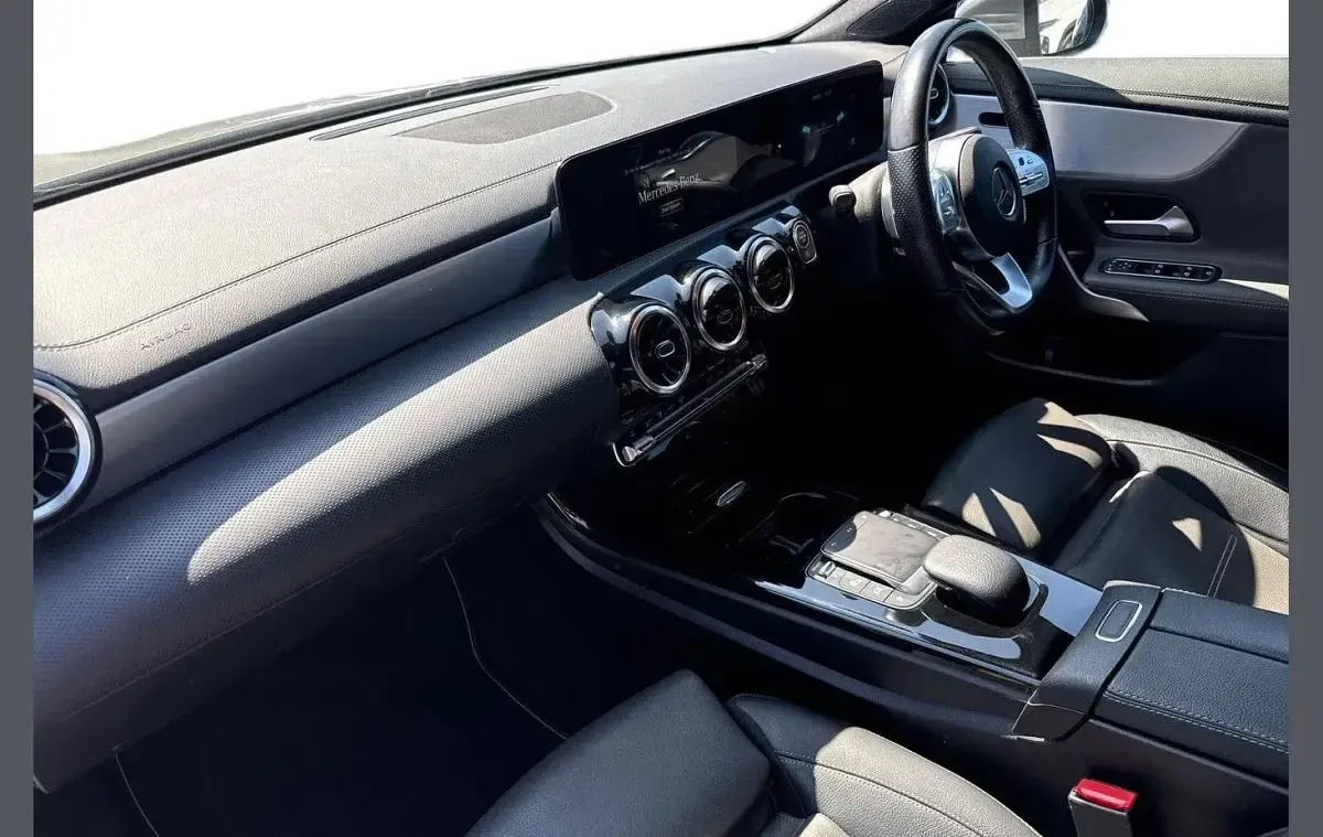 Used Mercedes CLA200 AMG line 163 HP (119 kW) 2021 Grey Coupe