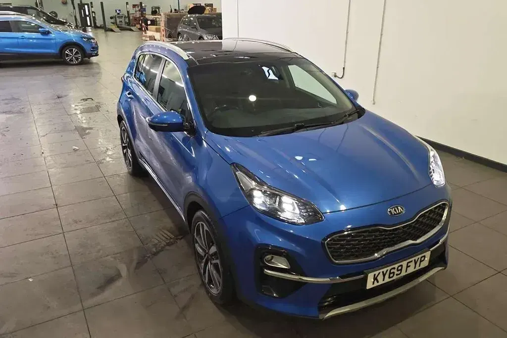 Used Kia Sportage 136 HP (100 kW) 2019 Blue SUV
