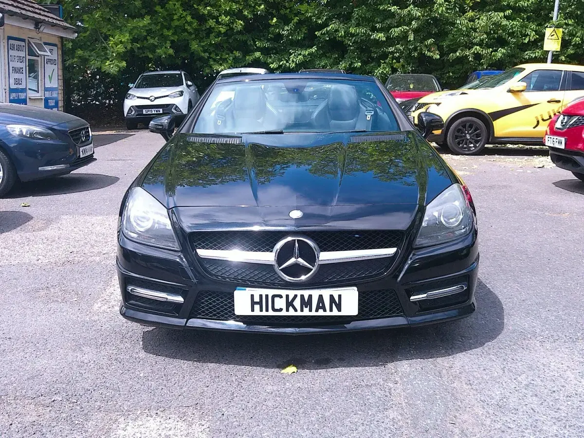 Used Mercedes SLK250 AMG 204 HP (150 kW) 2013 Black Cabriolet