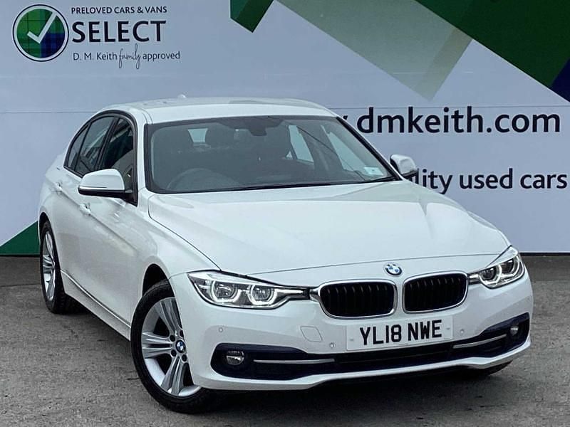 Used BMW 318 Sport Line 2018 White Sedan