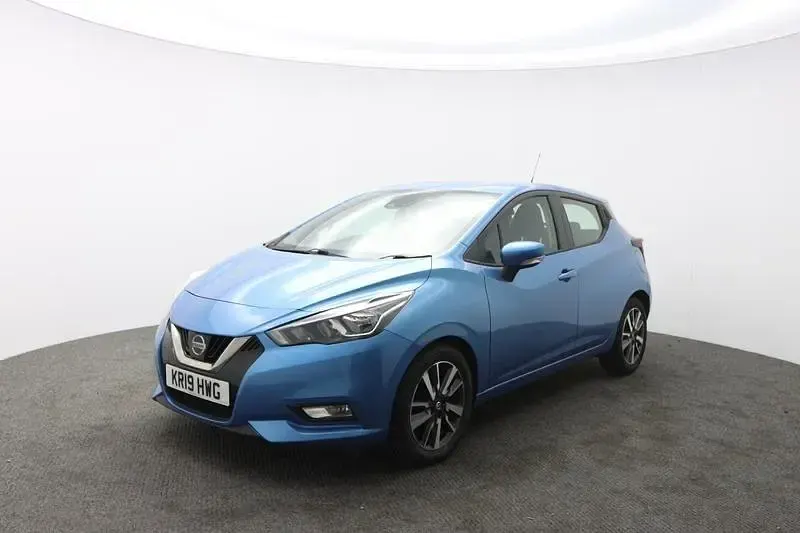 Used Nissan Micra Acenta 90 HP (66 kW) 2019 Blue Hatchback