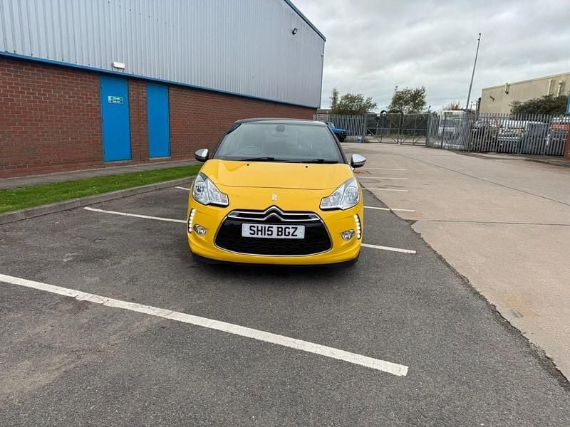 Yellow Used 2015 Citroën DS3 PureTech Hatchback | £1,799 (Good price) - Image 1/4