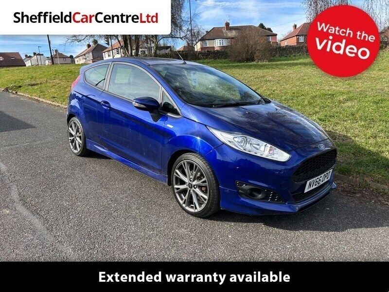 Blue Used 2017 Ford Fiesta ST-Line Hatchback | £5,975 (Good price) - Image 1/3
