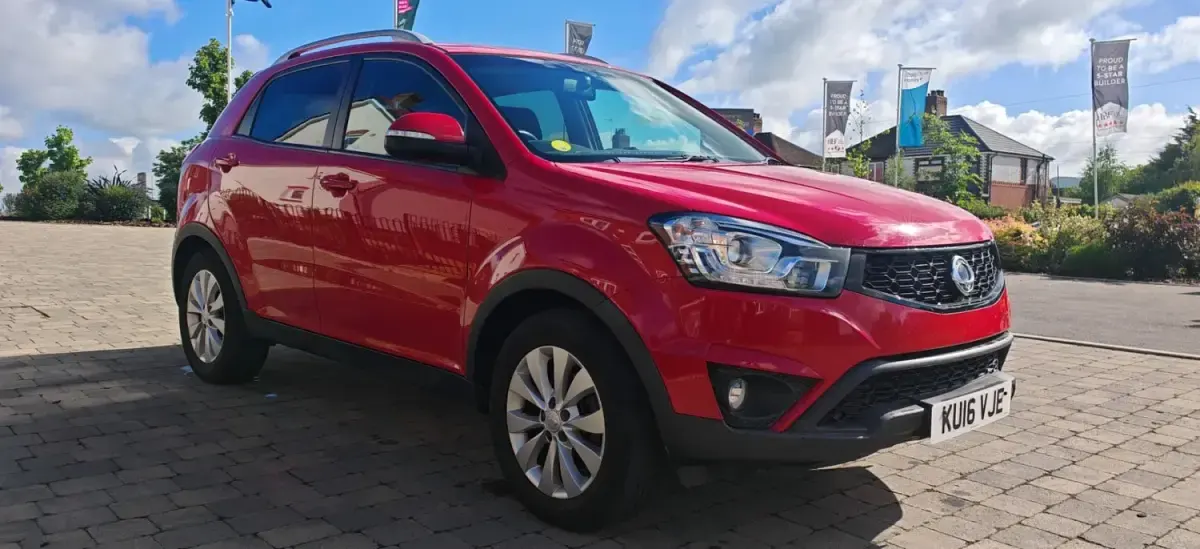 Używany SsangYong Korando 178 KM (130 kW) 2016 Czerwony SUV