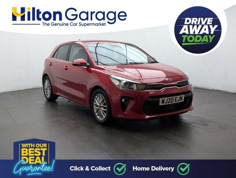Used Kia Rio 101 HP (74 kW) 2020 Red Hatchback