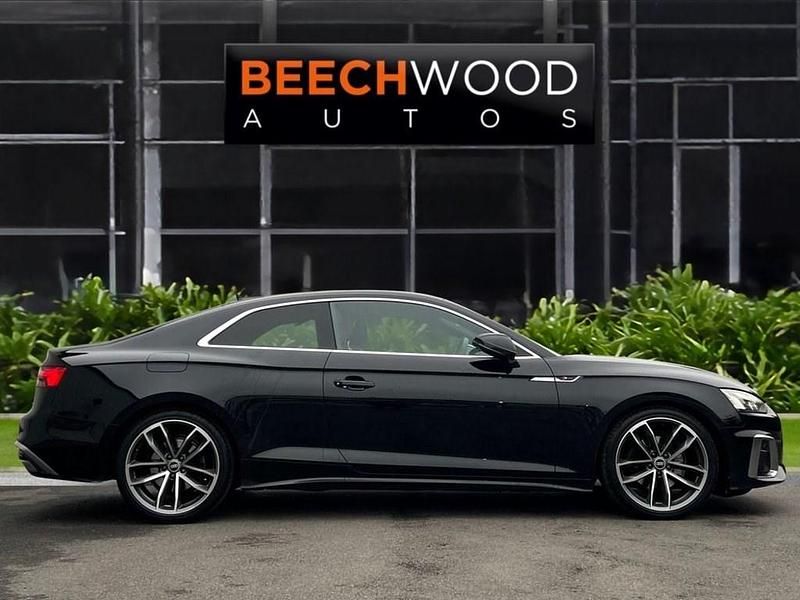 Used Audi A5 S-Line 163 HP (119 kW) 2021 Black Coupe