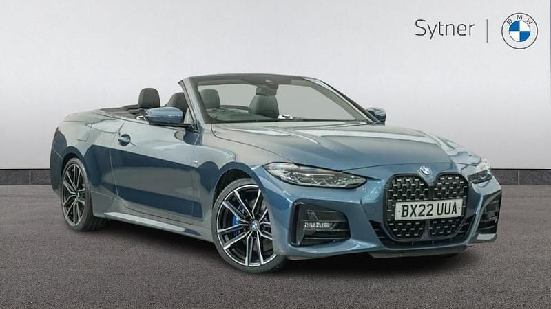 Used BMW 420 M Sport 181 HP (133 kW) 2022 Blue Cabriolet