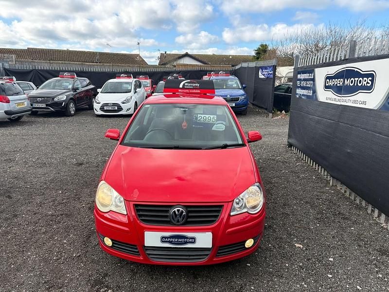 Used VW Polo Match 70 HP (51 kW) 2009 Red Hatchback