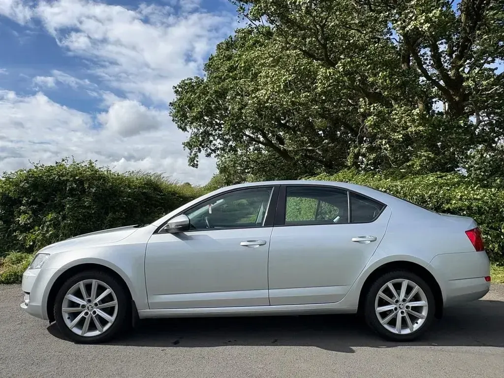 Used Skoda Octavia Elegance 105 HP (77 kW) 2014 Silver Estate