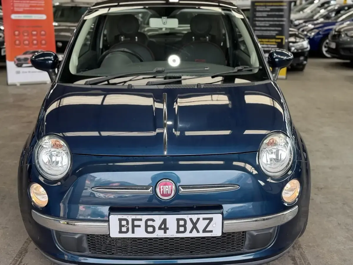 Used Fiat 500 Lounge 85 HP (62 kW) 2014 Blue Hatchback
