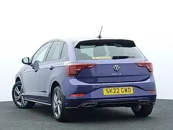 Used VW Polo R-line 95 HP (69 kW) 2022 Purple Hatchback