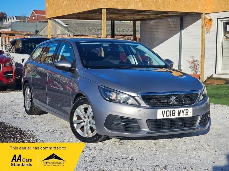 Grey Used 2018 Peugeot 308 SW Active Estate | £5,290 (Good price) - Image 1/4