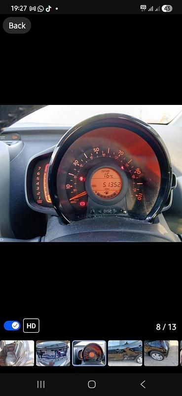 Used Toyota Aygo X-play 2016 Black Hatchback