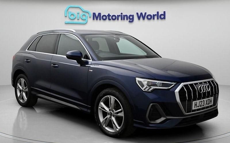 Used Audi Q3 S-Line 150 HP (110 kW) 2023 Blue SUV