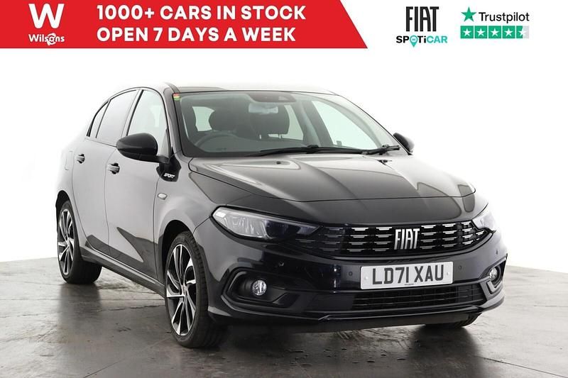 Black Used 2021 Fiat Tipo Sport Hatchback | £9,999 (Fair price) - Image 1/3