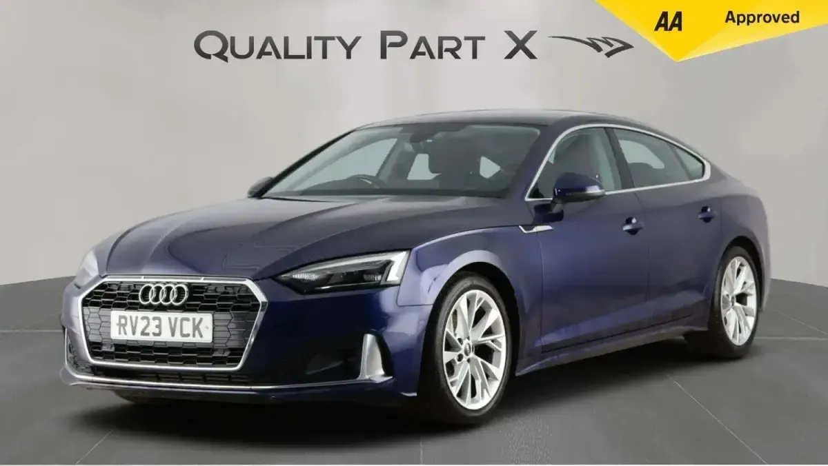 Used Audi A5 Sportback Sport 2023 Blue Hatchback
