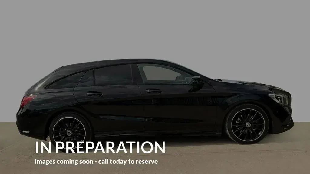 Used Mercedes CLA220 AMG line 170 HP (125 kW) 2019 Black Coupe
