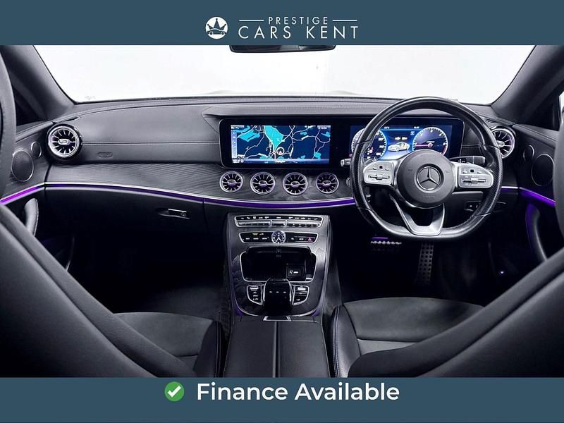 Used Mercedes E400 AMG Line Premium 325 HP (239 kW) 2021 Black Coupe