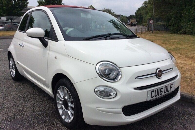 White Used 2016 Fiat 500C Pop Star Cabriolet | £3,995 - Image 1/1