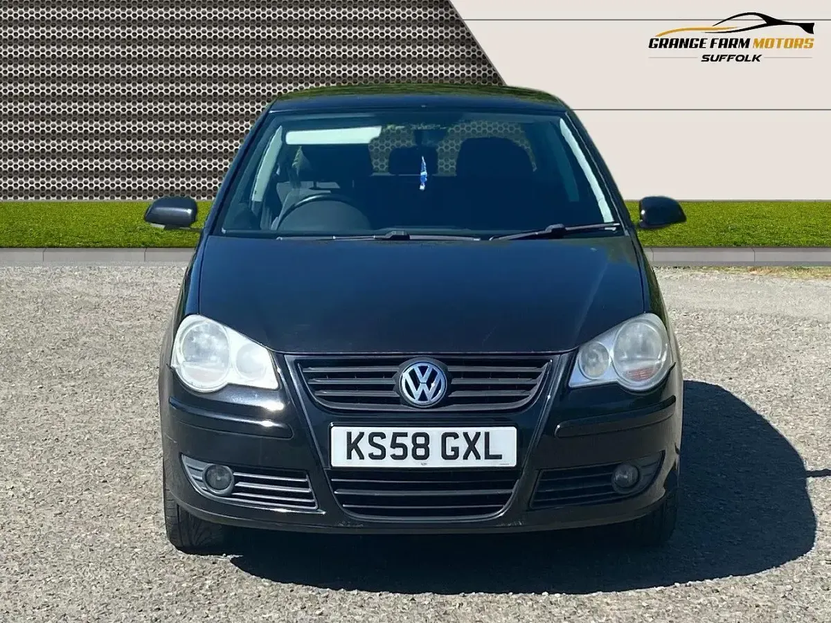 Used VW Polo Match 60 HP (44 kW) 2008 Black Hatchback