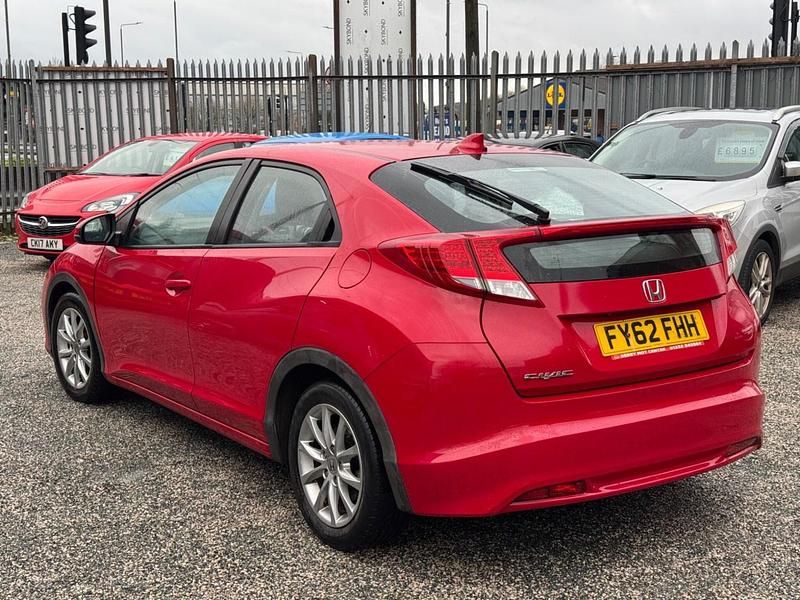 Used Honda Civic ES 2012 Red Hatchback