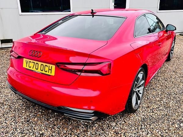 Used Audi A5 S-Line 163 HP (119 kW) 2020 Red Coupe