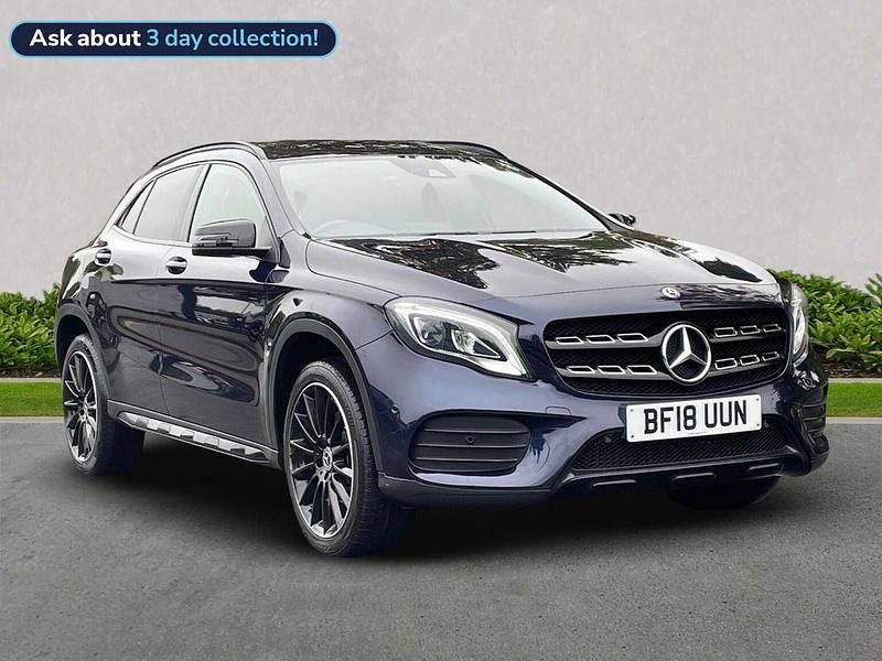 Blue Used 2018 Mercedes GLA220 AMG Line Premium SUV | £17,099 (Fair price) - Image 1/4