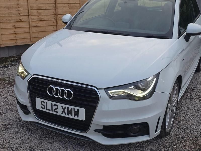 Used Audi A1 S-Line 105 HP (77 kW) 2012 White Hatchback