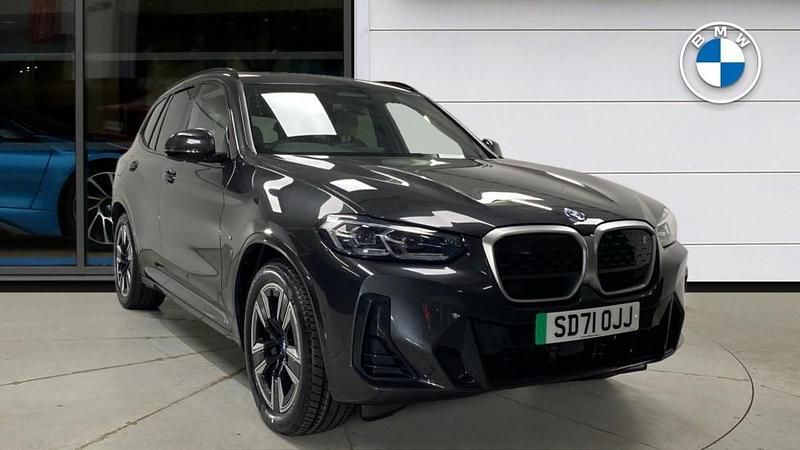 Grey Used 2021 BMW iX3 M Sport SUV | £26,950 (Fair price) - Image 1/4