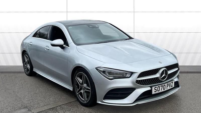 Silver Used 2020 Mercedes CLA180 AMG Line Premium Plus Sedan | £21,586 (Fair price) - Image 1/3