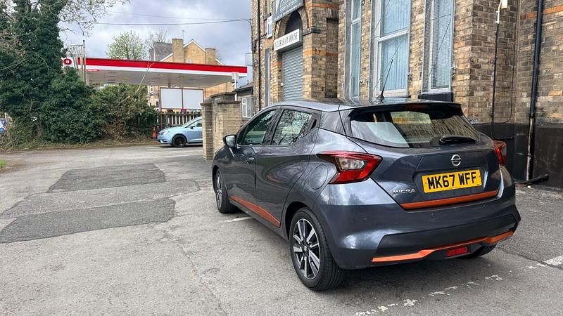 Used Nissan Micra Acenta 90 HP (66 kW) 2017 Grey Hatchback