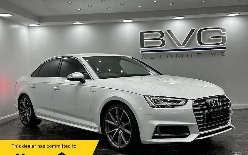 White Used 2017 Audi S4 Design Sedan | £24,994 (Fair price) - Image 1/2