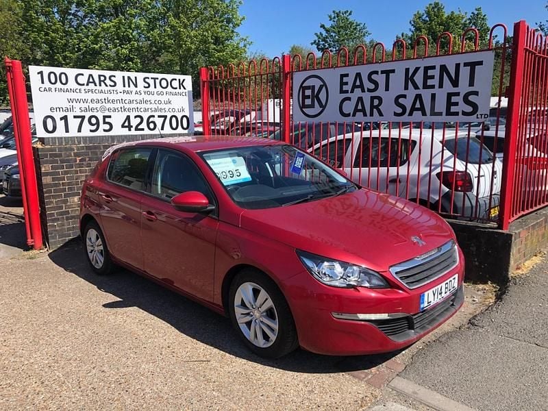 Usado Peugeot 308 Active 100 HP (73 kW) 2014 Vermelho Citadino