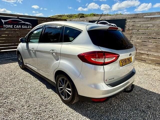 Used Ford C-MAX Zetec 125 HP (91 kW) 2018 Silver MPV