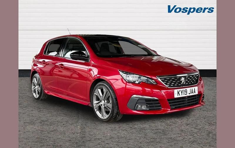 Red Used 2019 Peugeot 308 GT-line Hatchback | £11,500 (Expensive) - Image 1/3
