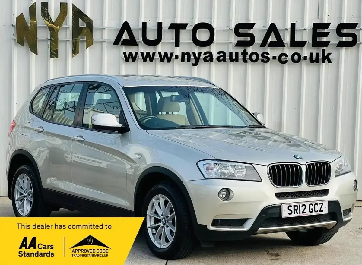 Begagnad BMW X3 184 HK (135 kW) 2012 Silver SUV