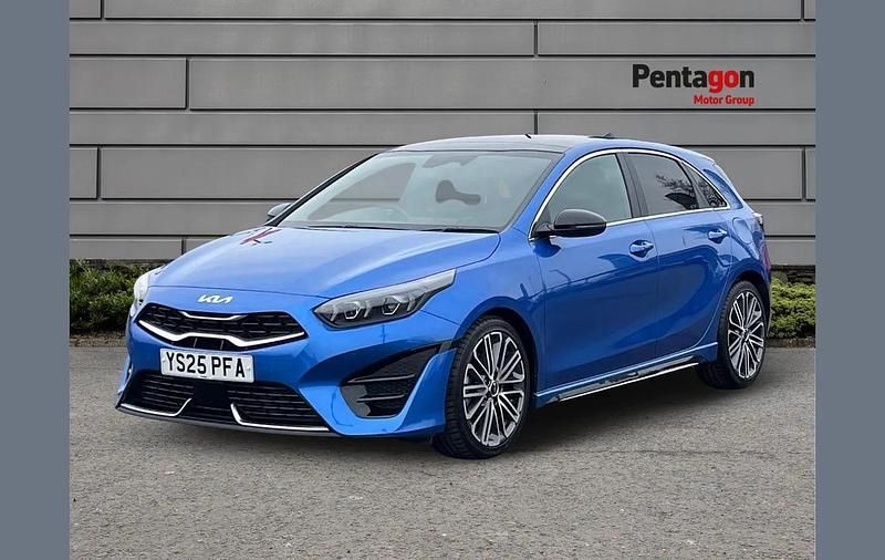 Used Kia Ceed GT-Line S 138 HP (101 kW) 2025 Blue Hatchback
