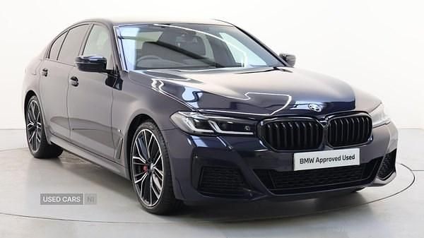 Black Used 2023 BMW 520 M Sport Sedan | £29,450 (Expensive) - Image 1/4