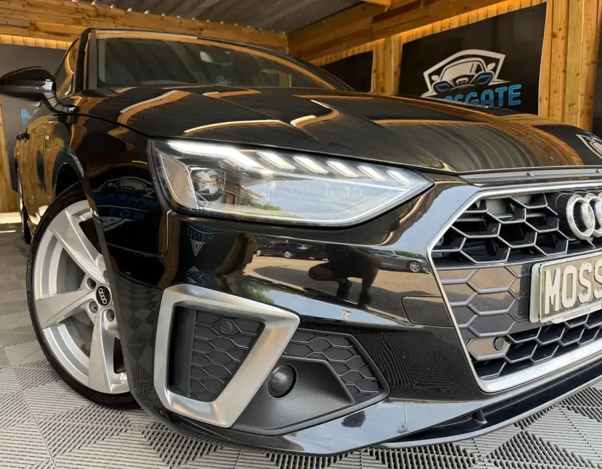 Used Audi A4 S-Line 163 HP (119 kW) 2021 Black Sedan