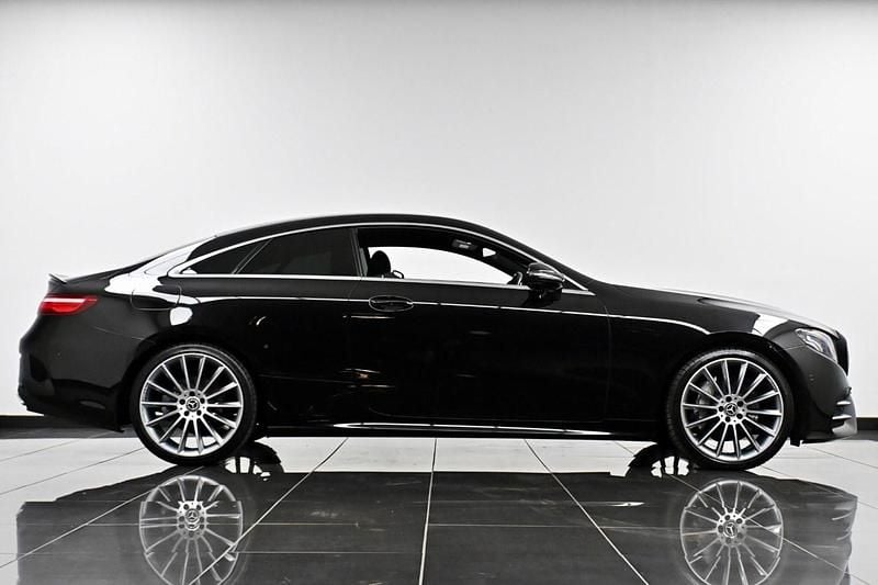Used Mercedes E220 AMG line 2018 Black Coupe